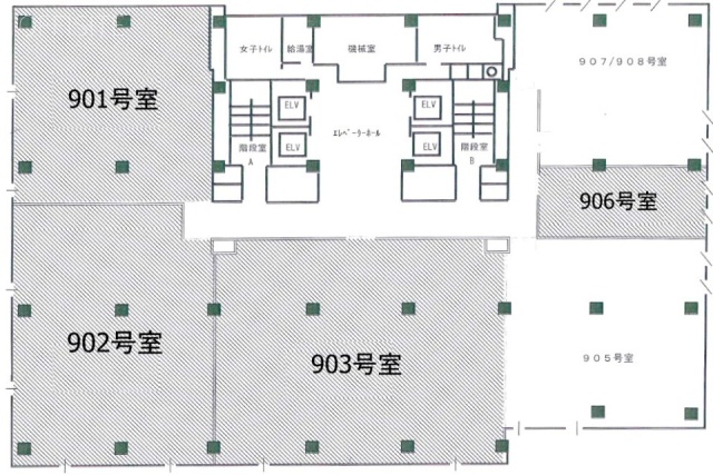 KRCビル906 間取り図