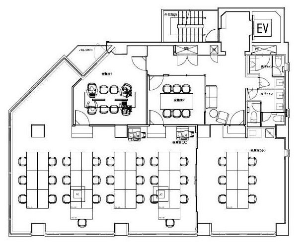 TQ東神田2F 間取り図