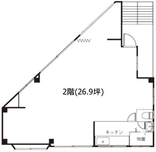 山口工務店ビル2F 間取り図