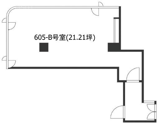 ストークタワー大通り公園Ⅲ605B 間取り図