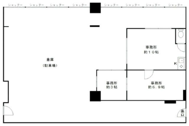 スターコート日本橋102 間取り図