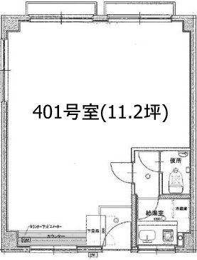 アパルトマンイトウ401 間取り図