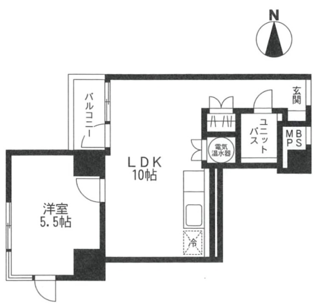 ラフィネお茶の水ビル904 間取り図