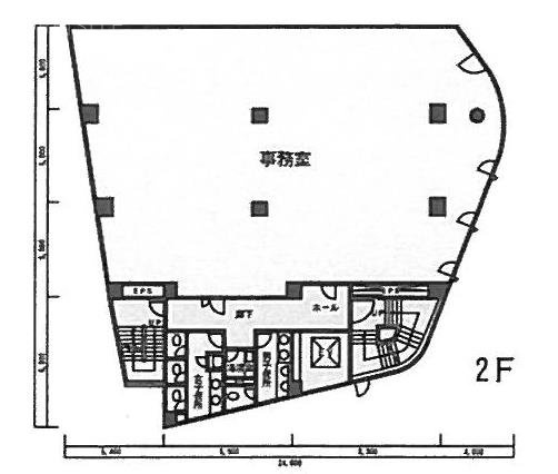 甘酒屋ビル2F 間取り図