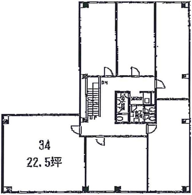フクヤマ第3ビル34 間取り図