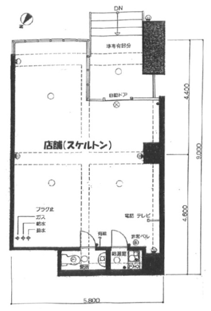 ラックハウス目黒ビル1F 間取り図