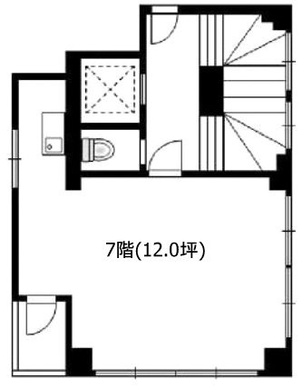 新宿野村ビル7F 間取り図