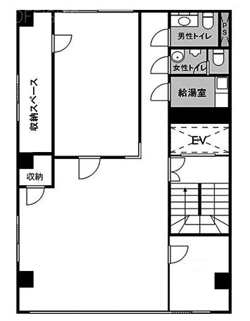 花の東京ビル4F 間取り図