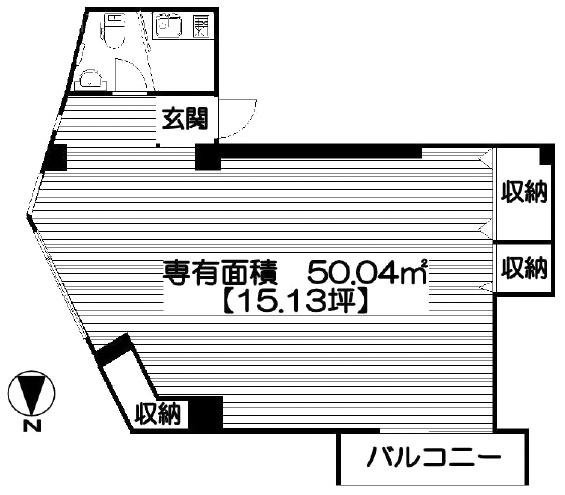 中島ビル201 間取り図