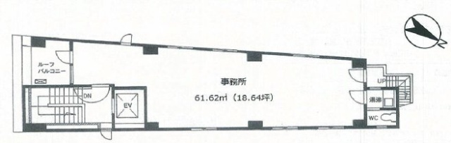 ダイカンビル4F 間取り図