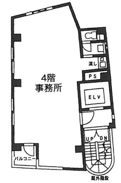 神田小川町太田屋ビル4F 間取り図