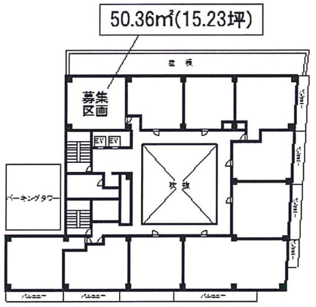 TK関内プラザ501 間取り図