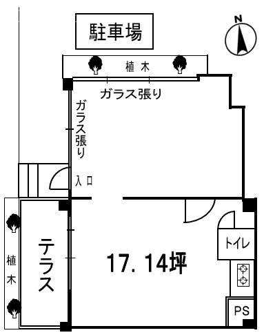 瑞穂第1ビル101 間取り図