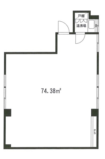 梅田ビル5F 間取り図