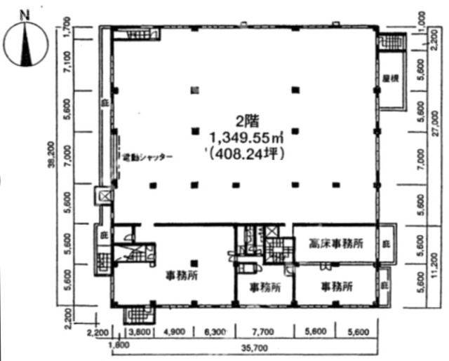 パシフィック第2門前仲町1F～2F 間取り図