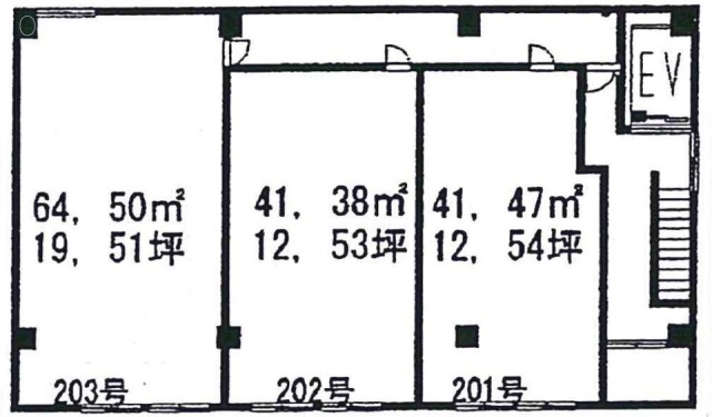 ハイブリッチビル203 間取り図