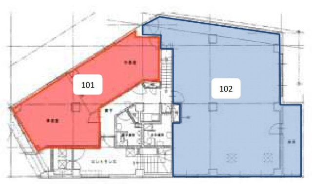 ユニオンコーポ101・102 間取り図
