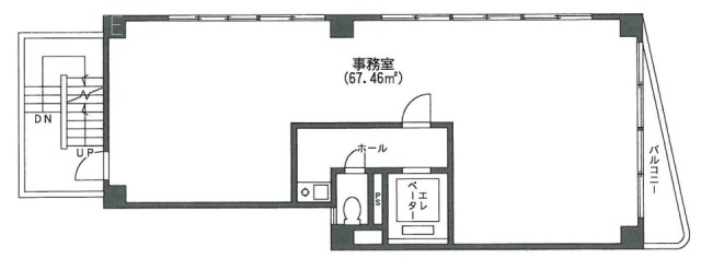 馬渕ビル2F 間取り図