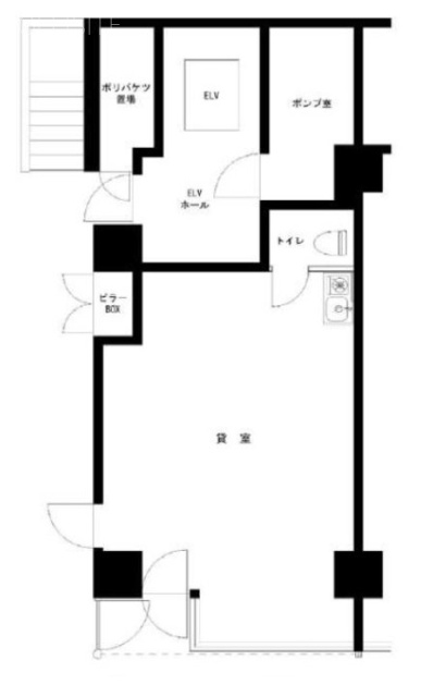 第二東明ビル1F 間取り図