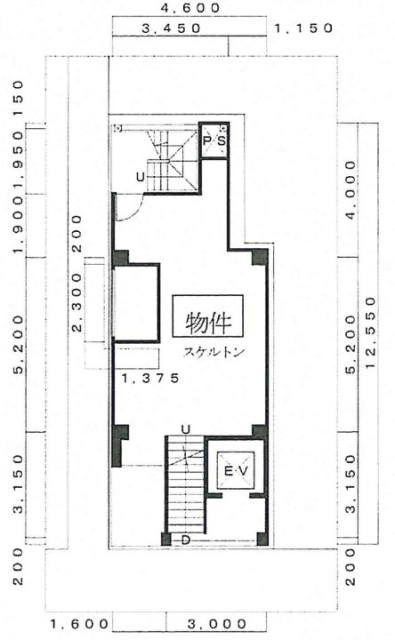 東京第21ビル1F 間取り図