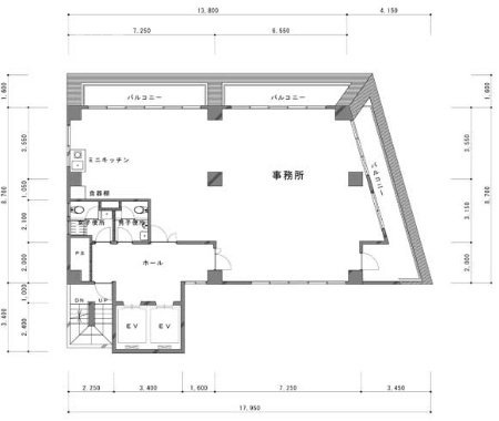 GGIC京橋ビル9F 間取り図