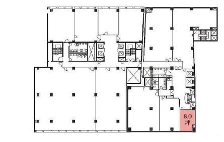 虎ノ門実業会館(本館)9F 間取り図