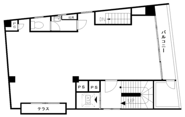 テイトビル猿若5F 間取り図