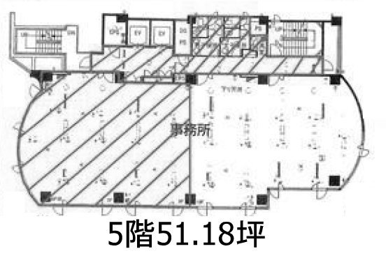 ふどうやビル5F 間取り図