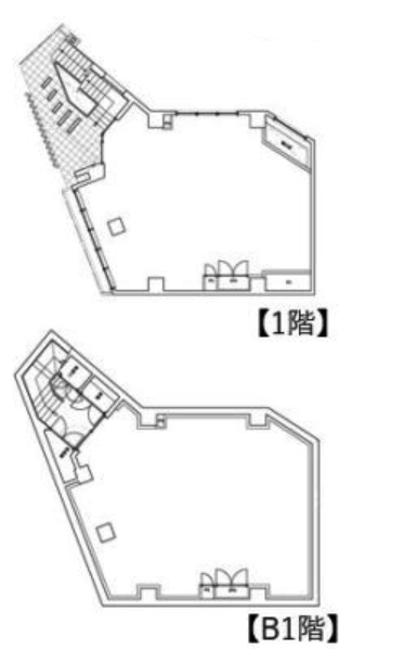 HACO JINGUMAEB1F～1F 間取り図