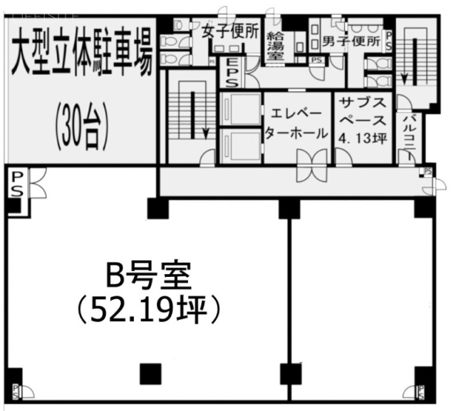 エレル新宿ビルB 間取り図