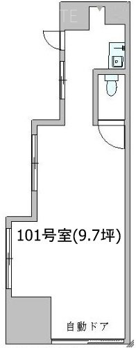 ハイシティ日暮里東101 間取り図