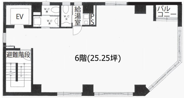 Rビル6F 間取り図