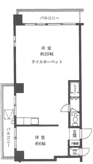 セントビラ永谷ビル1115 間取り図