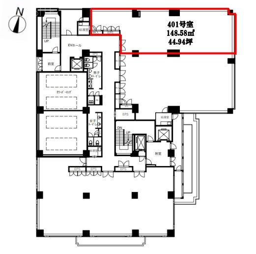 S&Sビル401 間取り図