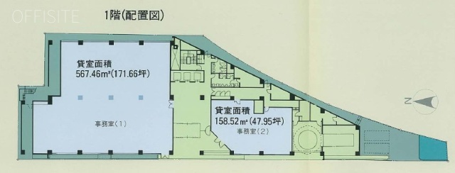 住友半蔵門ビル1F 間取り図