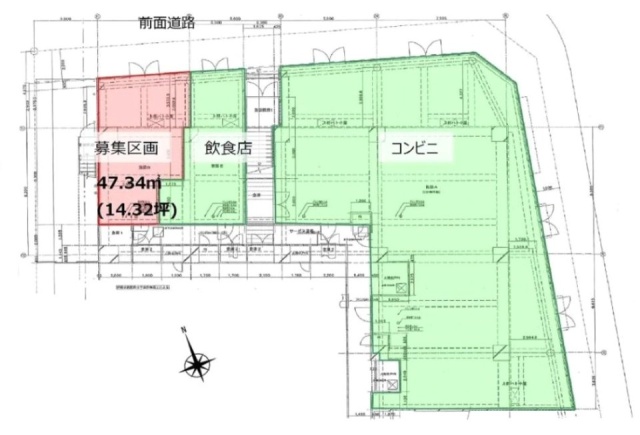 コミュニティースペース山下町ビル1F 間取り図