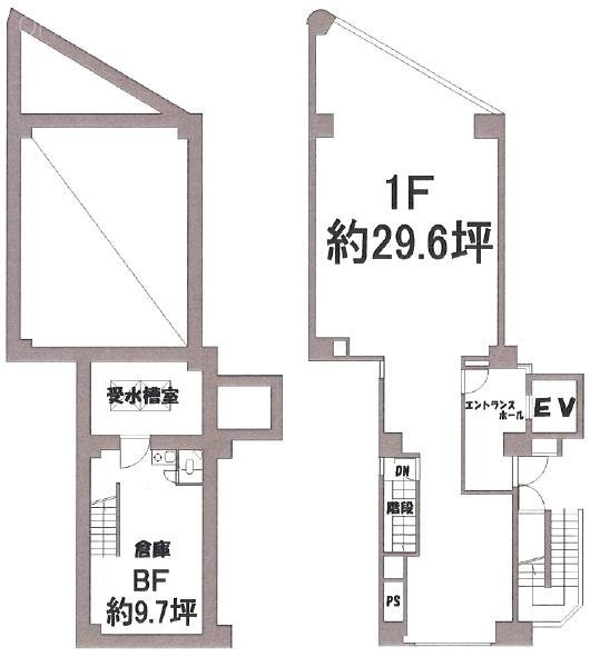 二ノ宮ビル1F 間取り図