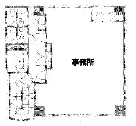 竹河岸ビル7F 間取り図