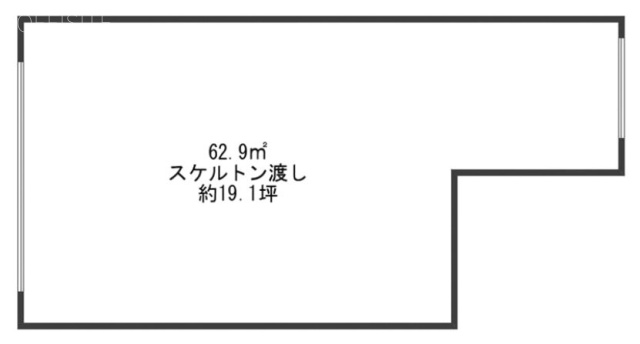 タカダビル1F 間取り図