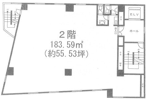 丸和ビル2F 間取り図