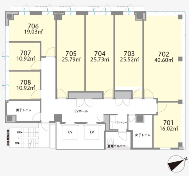 H1O青山705 間取り図