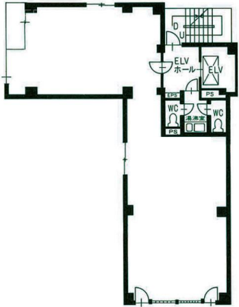 新橋五光ビル5F 間取り図