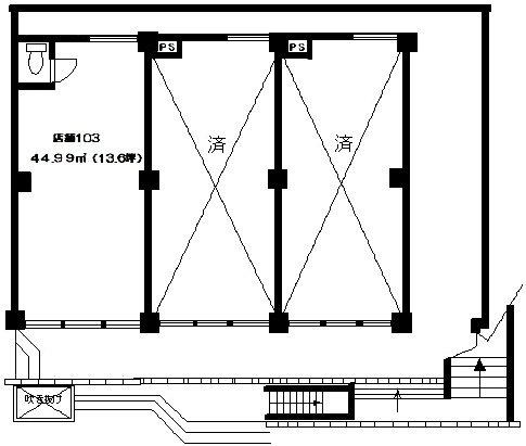 175番館本館103 間取り図