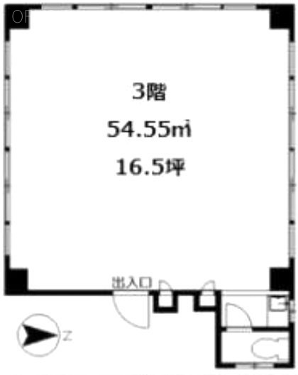 ジェントリー飯田橋3F 間取り図