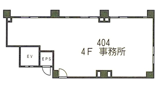 VORT西新宿404 間取り図