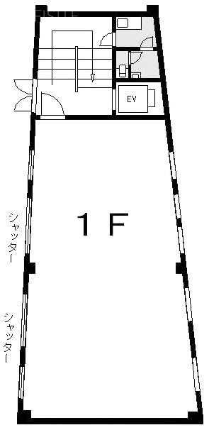 野方ビル1F 間取り図