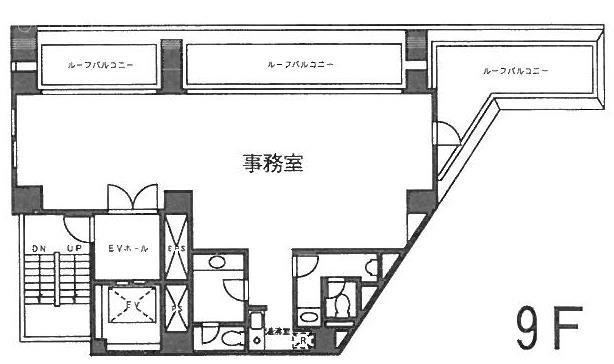 エスティ青山ビル9F 間取り図