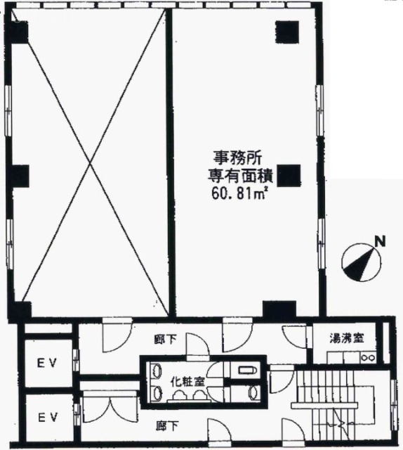 五反田高砂ビル2F 間取り図