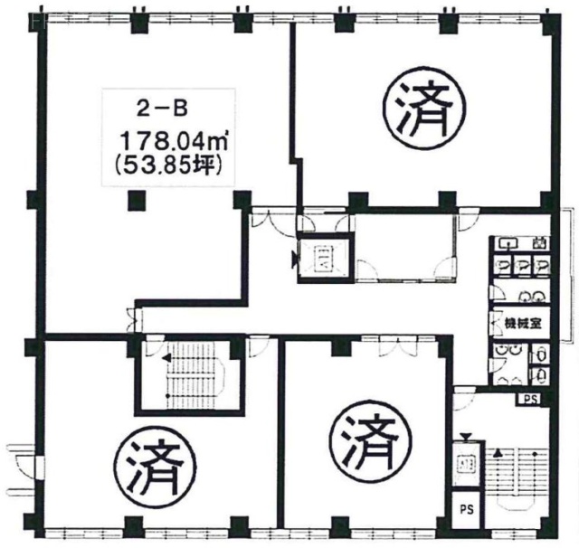 かわさきスカイビルB 間取り図