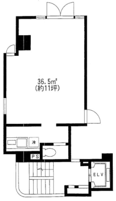 FKビル1F 間取り図